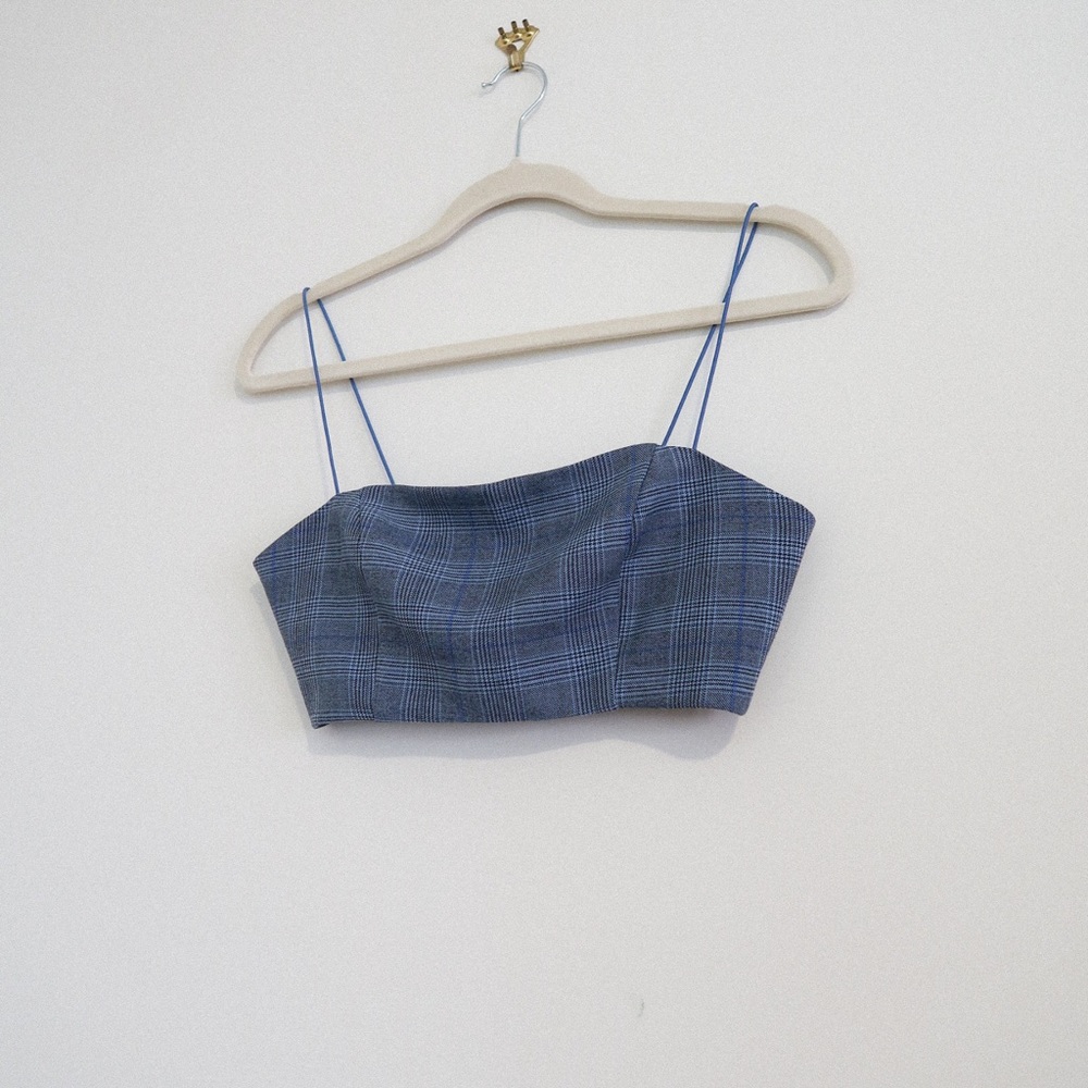 Tobi plaid crop top - Picture 4 of 5